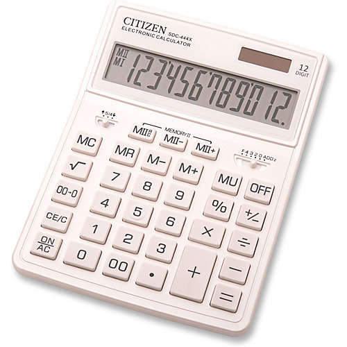 Калькулятор настольный Citizen SDC-444XRWHE - weiß/beige от Citizen