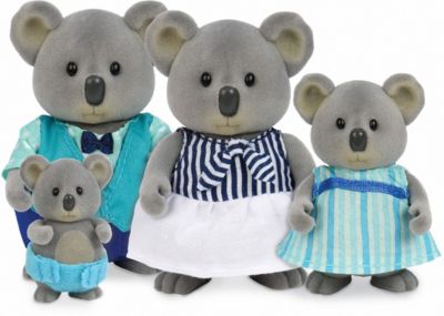 Игровой набор Li'l Woodzeez "Семья коал"