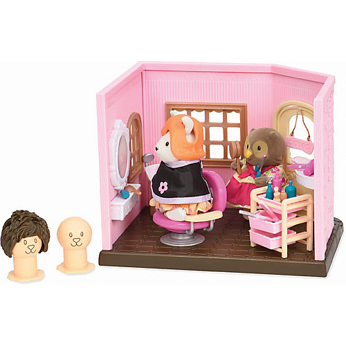 Игровой набор Li'l Woodzeez "Салон красоты", 24 элемента от Li'l Woodzeez