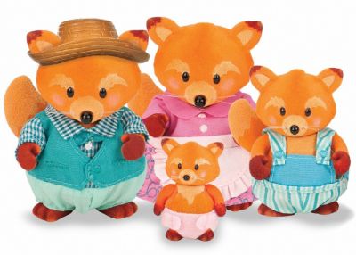 Игровой набор Li'l Woodzeez "Семья лисят"