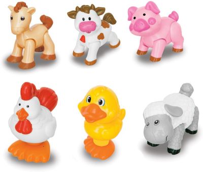 Набор фигурок Kiddieland "Домашние животные", 6 шт