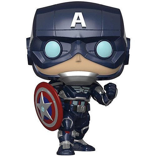 Фигурка Funko POP! Bobble: Marvel: Avengers Game: Капитан Америка, 47757 от Funko
