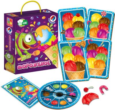 Магнитная игра Vladi Toys Мороженое