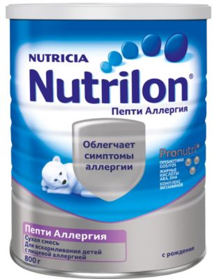 Специальная молочная смесь Nutrilon Пепти Аллергия с 0 мес, 6 шт по 400 г