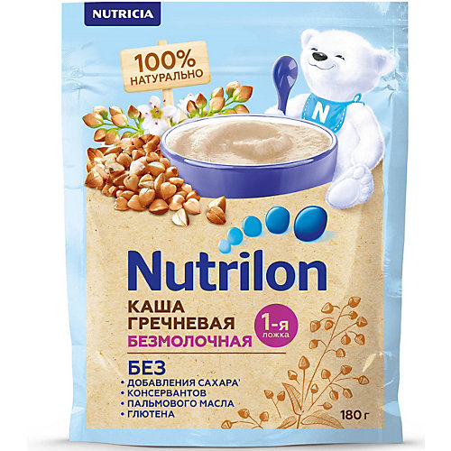 Безмолочная каша Nutrilon гречневая с 4 мес 180 г от Nutrilon