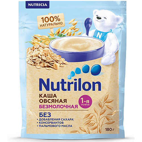 Безмолочная каша Nutrilon овсяная с 5 мес 180 г от Nutrilon