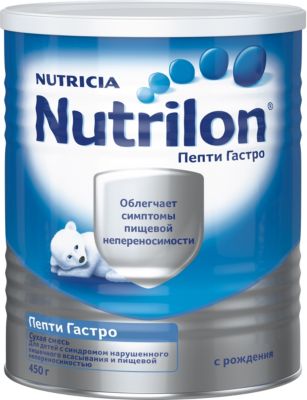 Специальная молочная смесь Nutrilon Пепти Гастро с 0 мес, 24 шт по 450 г