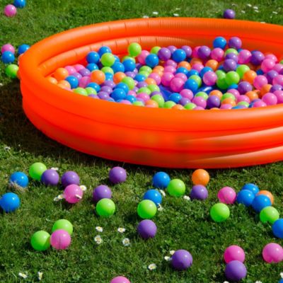 500 bunte Bälle für Bällebad 5,5 cm Pastell Farbmix, LittleTom myToys