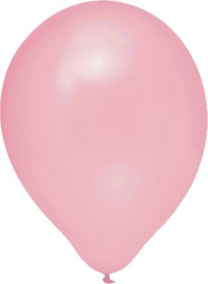 Image of 10 Latex-Luftballons Rosa (Perlmutt), 29 cm rosa