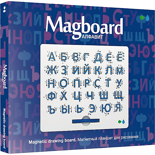 Магнитный планшет для рисования Назад к истокам Magboard "Алфавит" от Назад к истокам