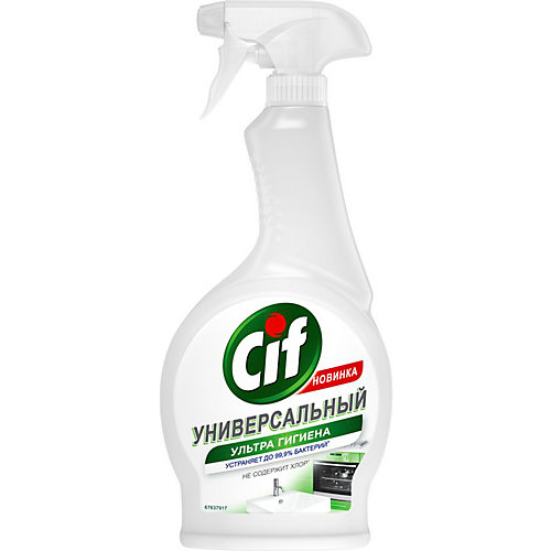 Чистящий спрей Cif универсальный антибактериальный, 500 мл