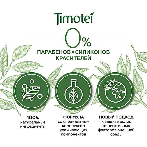 Бальзам-маска для волос Timotei интенсивное восстановление, 200 мл