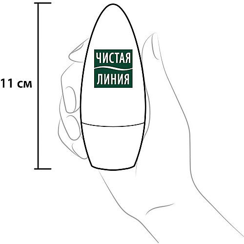 Фитодезодорант-ролик Чистая линия для нежной кожи, 50 мл