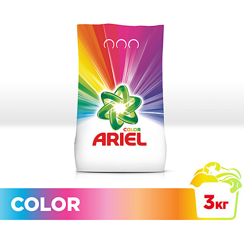 Стиральный порошок Ariel Color Автомат, 3 кг