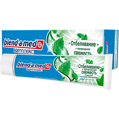 Зубная паста Blend-a-med Комплекс Отбеливание + природная свежесть, 100 мл.