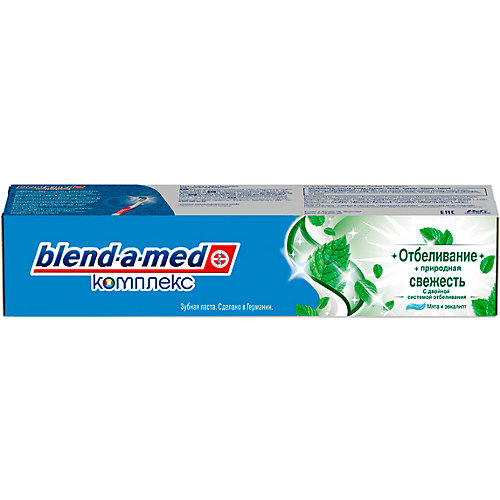 Зубная паста Blend-a-med Комплекс Отбеливание + природная свежесть, 100 мл.