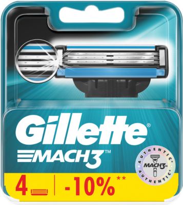 Сменные кассеты Gillette Mach3 4 шт