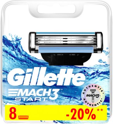 Сменные кассеты Gillette Mach3 Start 8 шт