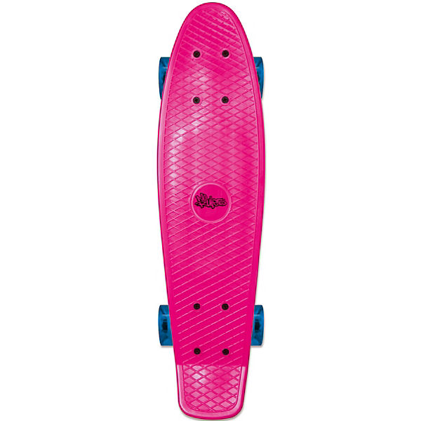 Skateboard fun pink mit Leuchtrollen