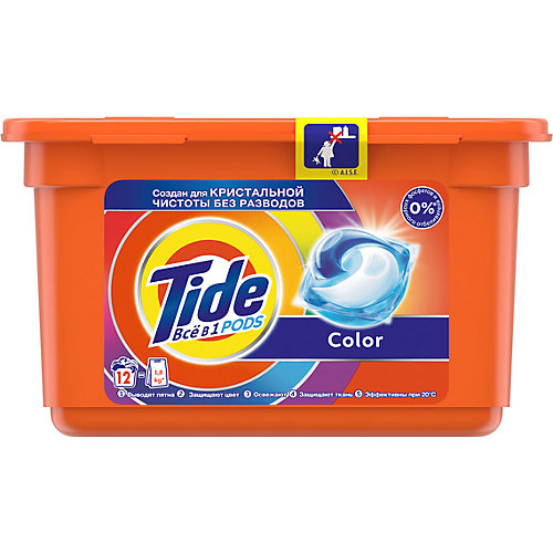 Капсулы для стирки Tide все в 1