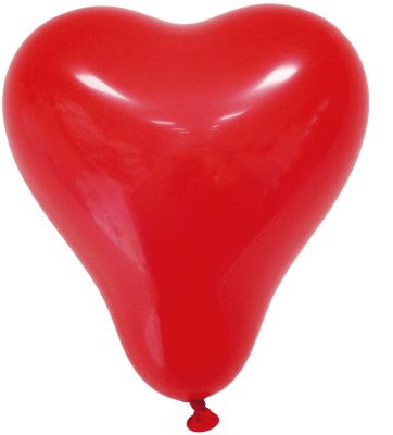 Procos Ballons Herz rot 8 Stück