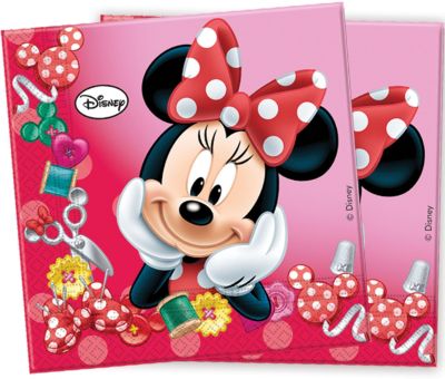 Servietten Minnie Sweet 2-lagig 33x33 cm, 20 Stück