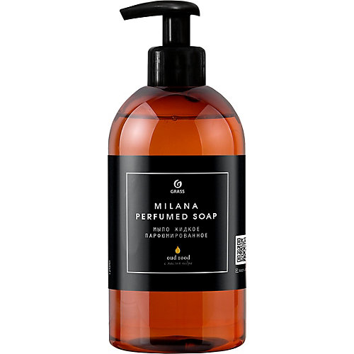 Парфюмированное жидкое мыло Grass Milana Oud Rood, 300 мл