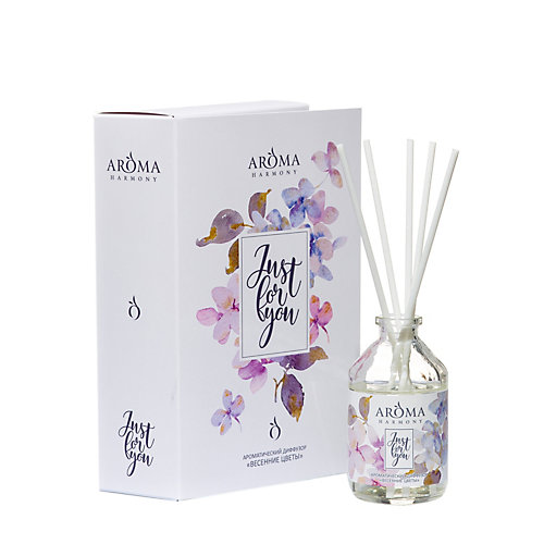 Диффузор Aroma Harmony Весенние цветы, 50 мл - weiß/beige