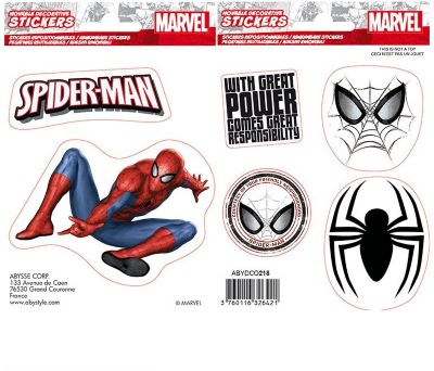 Наклейки ABYstyle: Marvel: Мстители: Человек-паук, ABYDCO436