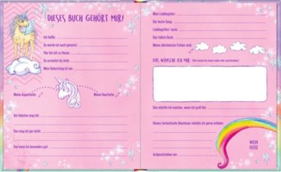 Freundebuch: Einhorn-Paradies Meine Freunde (mit Wendepailletten) 2