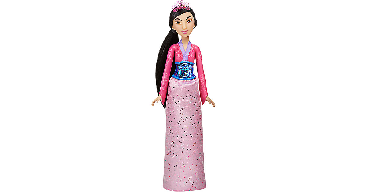 Spielzeug/Puppen: Hasbro Disney Prinzessin Schimmerglanz Mulan Puppe, Modepuppe mit Rock und Accessoires, Spielzeug Kinder ab 3 Jahren rosa Kleinkinder