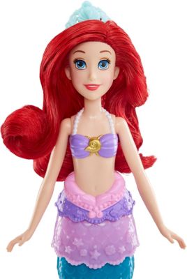 Disney Prinzessin Regenbogenzauber Arielle Puppe mit Farbwechsel Wasserspielz... 