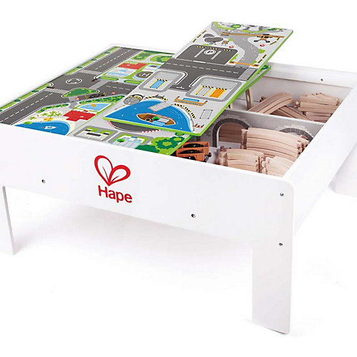 Игровой стол Hape для железной дороги, с системой хранения от Hape