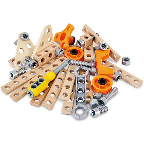 Конструктор Hape Junior Inventor Стартовый комплект, 42 детали от Hape