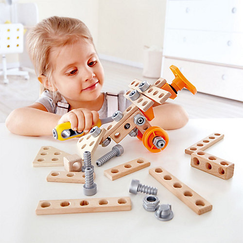Конструктор Hape Junior Inventor Стартовый комплект, 42 детали от Hape
