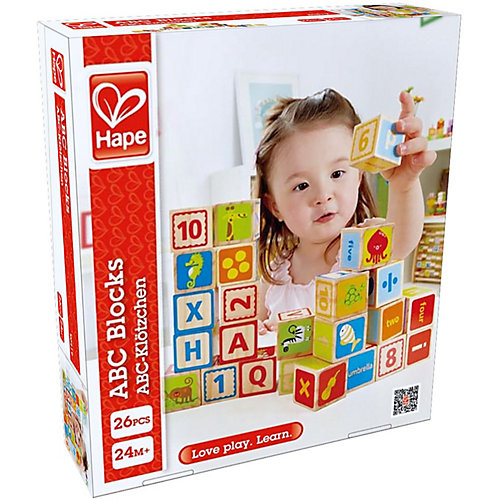 Кубики Hape ABC, 24 шт от Hape
