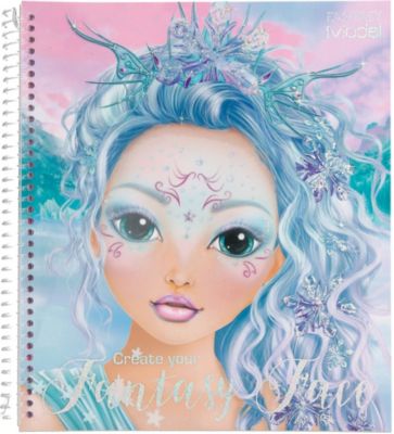 TOPModel Create your Fantasy Face - Malbuch