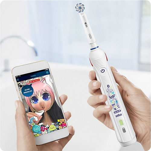Электрическая зубная щетка Oral-B Junior Smart4