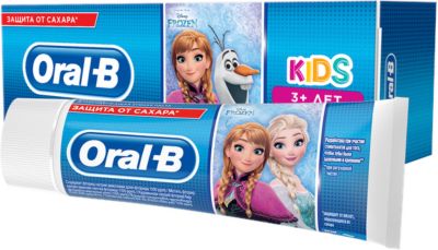 Зубная Паста Oral-B Kids Дисней «Холодное Сердце»/«Тачки»  75мл, От 3 Лет, Мягкий Вкус