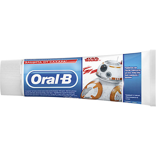 Зубная паста Oral-B Junior StarWars, с 6 лет, 75 мл