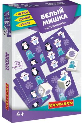 Настольная игра Bondibon "Белый мишка"