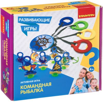 Развивающая активная игра Bondibon «Командная рыбалка»
