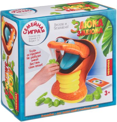 Настольная игра Bondibon "Злюка змеюка"