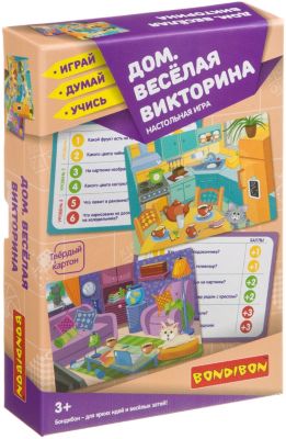 Настольная игра Bondibon "Дом. Весёлая викторина"