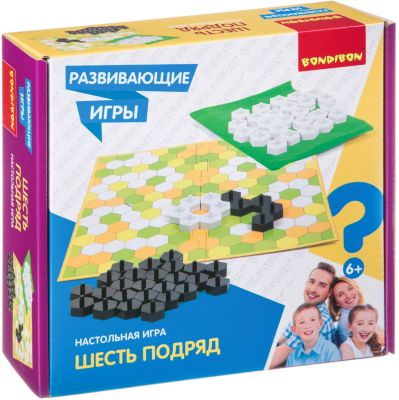Настольная игра Bondibon «Шесть подряд»