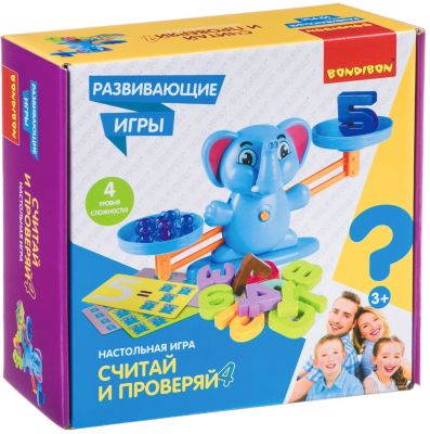 Настольная игра Bondibon «Считай и проверяй 4»