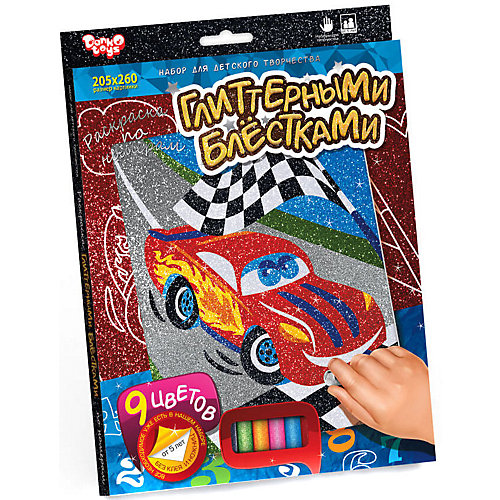 Набор для творчества Danko Toys «Раскраска глитерными блестками по номерам» от Danko Toys