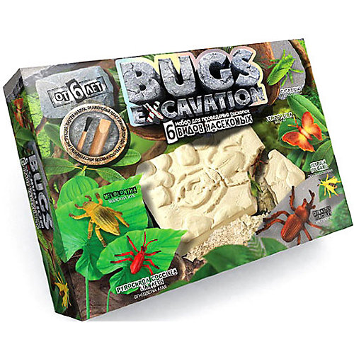 Набор для проведения раскопок Danko Toys Bugs excavation, жуки от Danko Toys