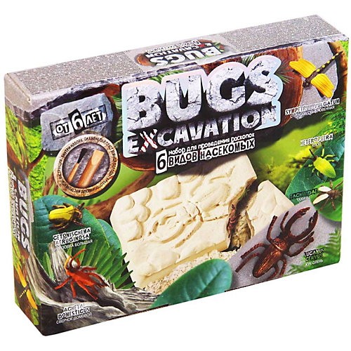 Набор для проведения раскопок Danko Toys Bugs excavation, жуки от Danko Toys