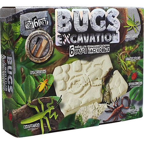 Набор для проведения раскопок Danko Toys Bugs excavation, жуки от Danko Toys